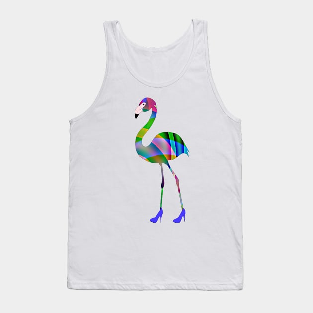 Chic Flamingo Tank Top by SartorisArt1